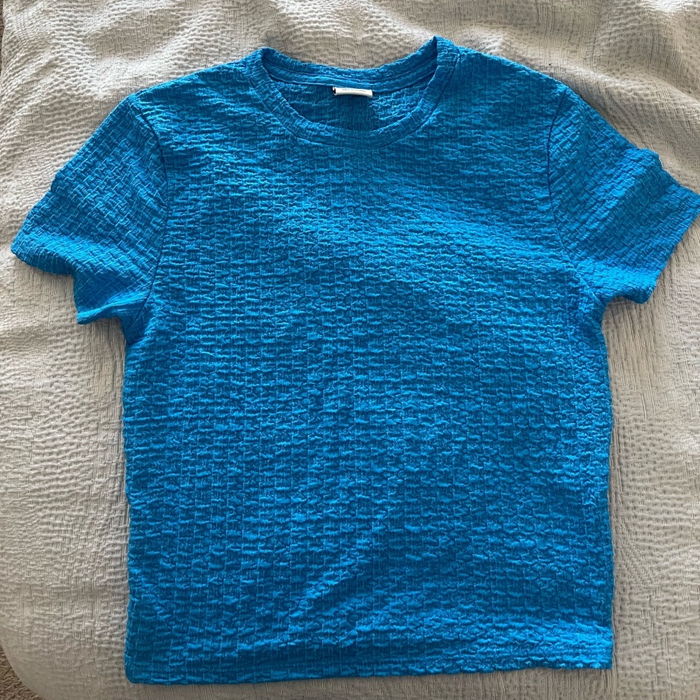 Abercrombie Textured Baby Tee Size M